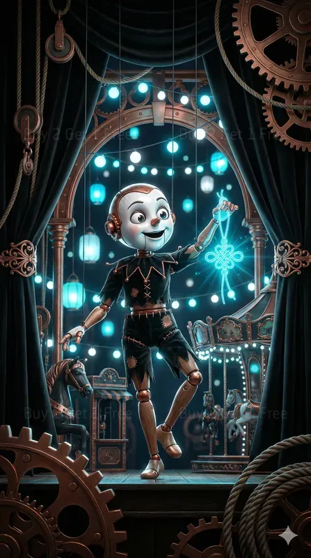 Dual Clockwork Carnival 3D Posters