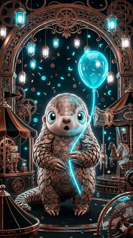 Dual Clockwork Carnival 3D Posters
