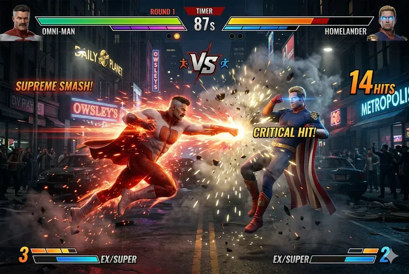 Arcade Fighting Game Screenshots