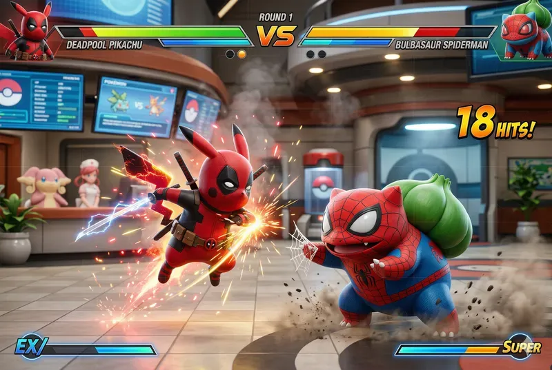 Arcade Fighting Game Screenshots