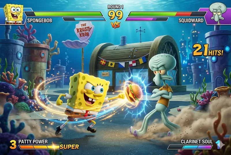 Arcade Fighting Game Screenshots