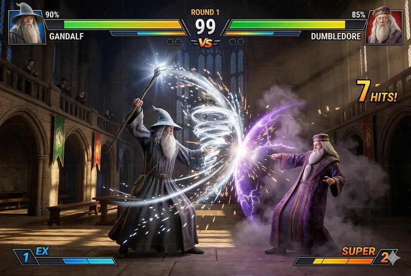 Arcade Fighting Game Screenshots