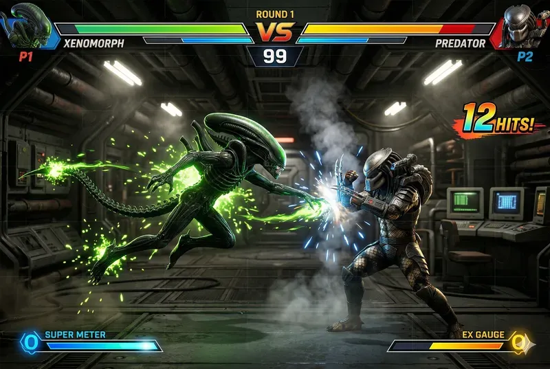 Arcade Fighting Game Screenshots