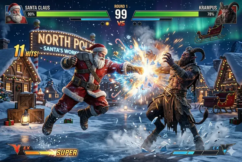 Arcade Fighting Game Screenshots
