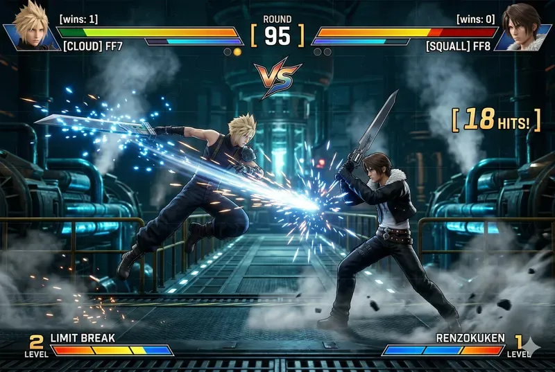 Arcade Fighting Game Screenshots