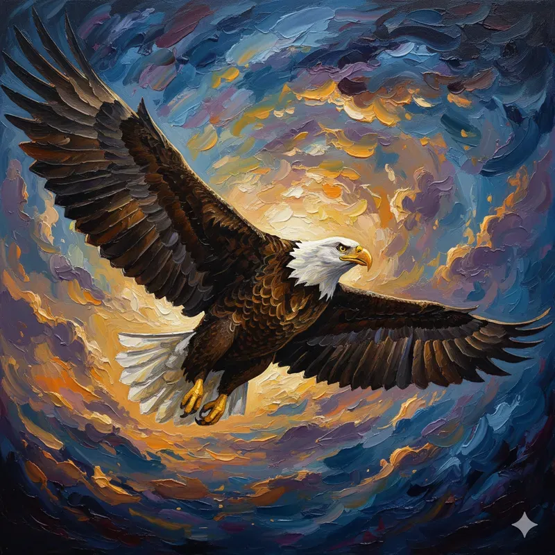 Vibrant Oil Paintings Textured Wall Art