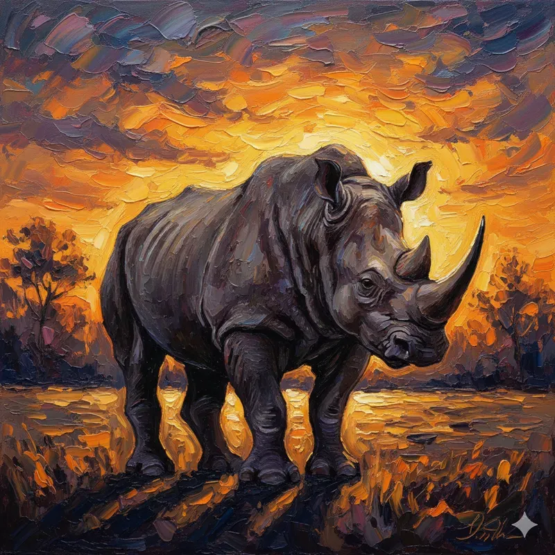Vibrant Oil Paintings Textured Wall Art