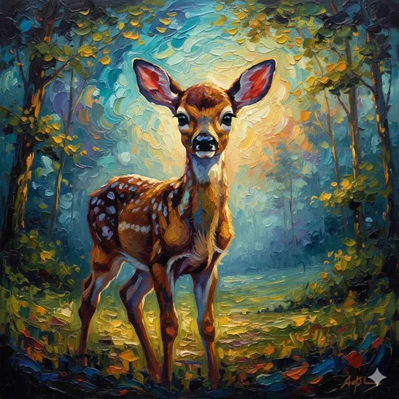 Vibrant Oil Paintings Textured Wall Art