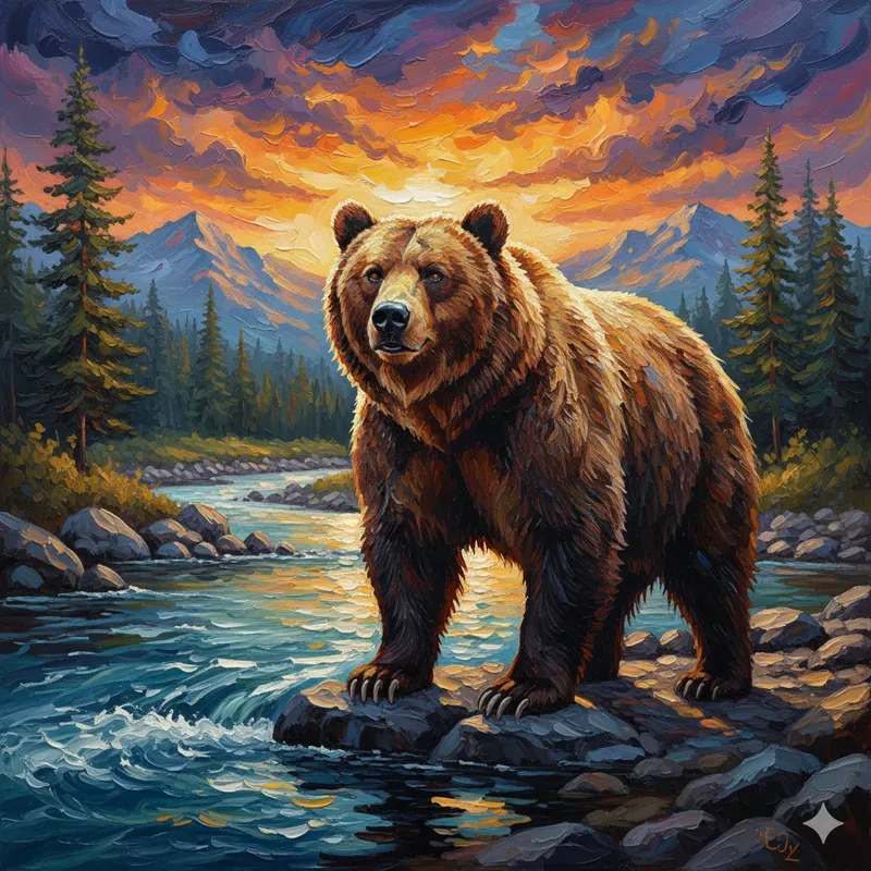 Vibrant Oil Paintings Textured Wall Art