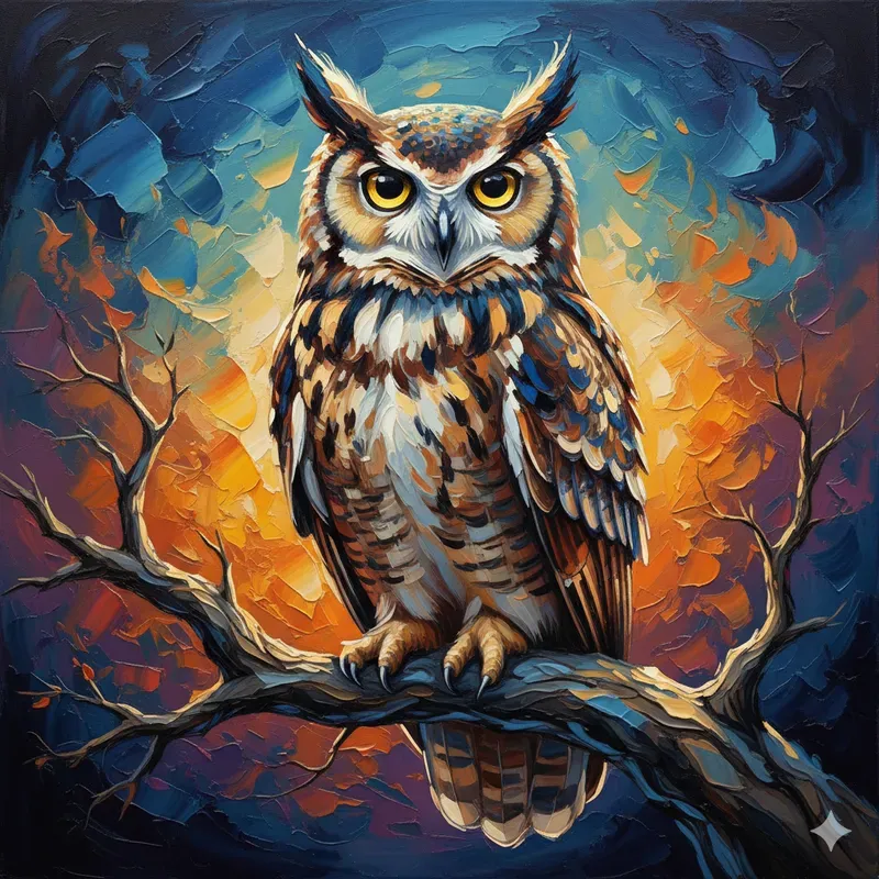 Vibrant Oil Paintings Textured Wall Art