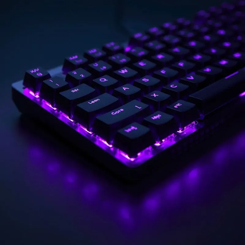 Premium Neon Gaming Peripherals