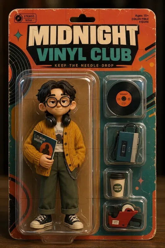 Nostalgic Blister Toy Figures