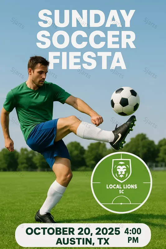 Realistic Sports Posters