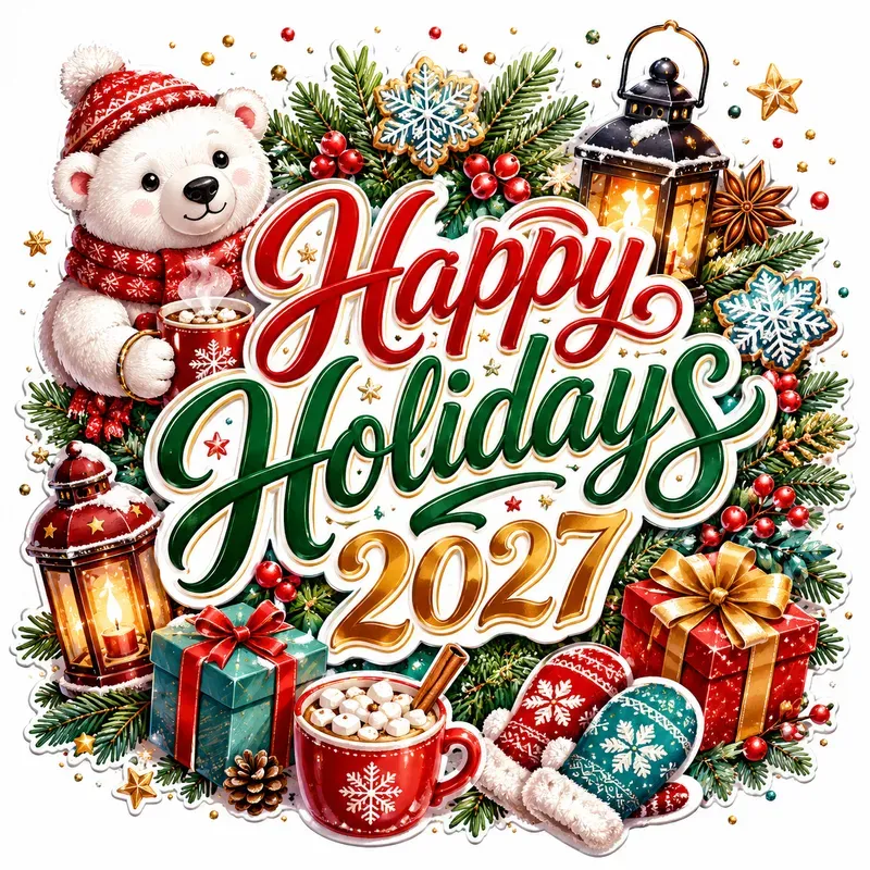 Festive Christmas Typographies 2027