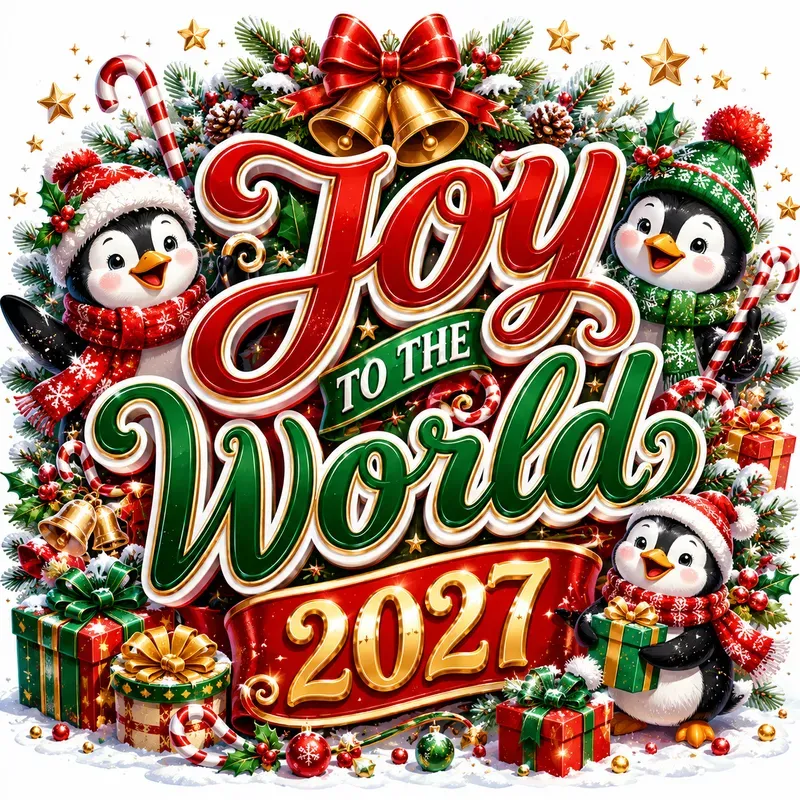 Festive Christmas Typographies 2027