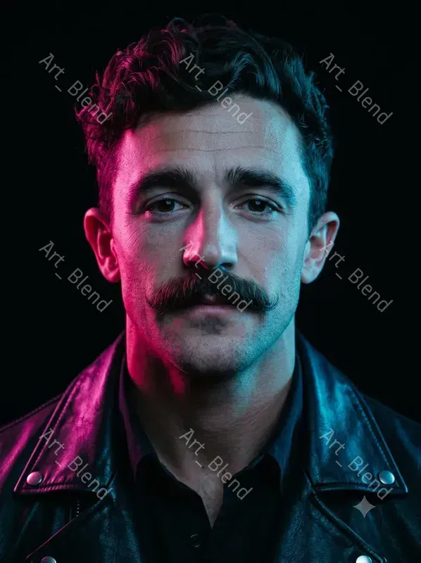Dual Tone Neon Portraits