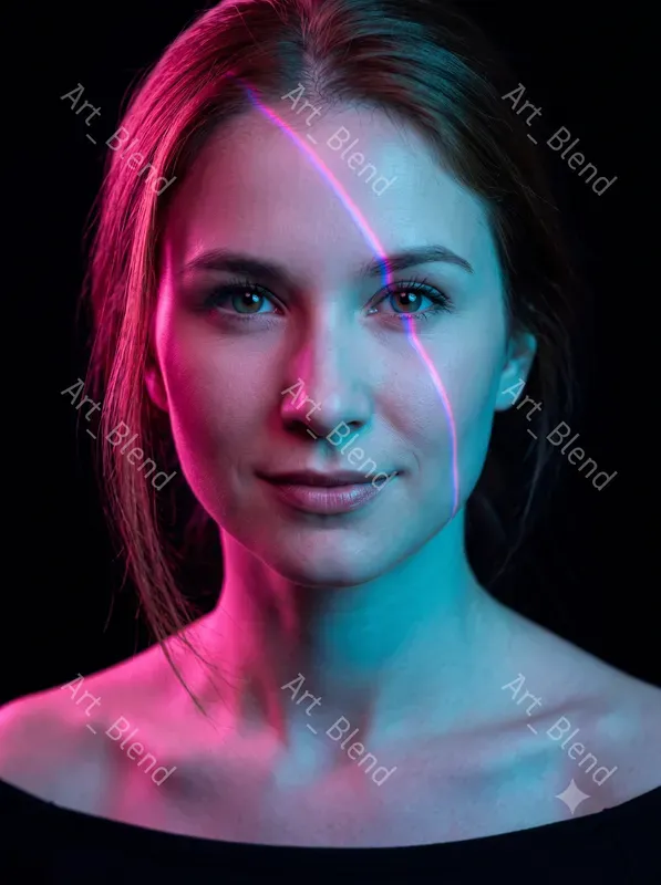 Dual Tone Neon Portraits