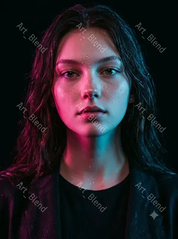 Dual Tone Neon Portraits