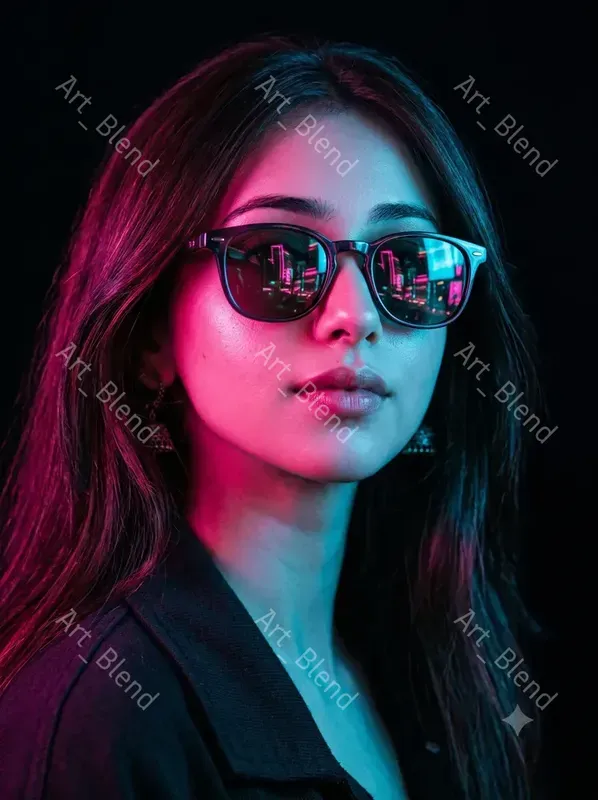 Dual Tone Neon Portraits