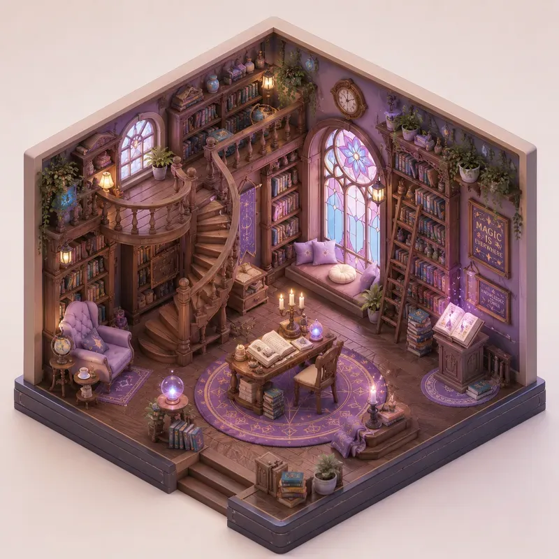 3D Cute Miniature Dioramas