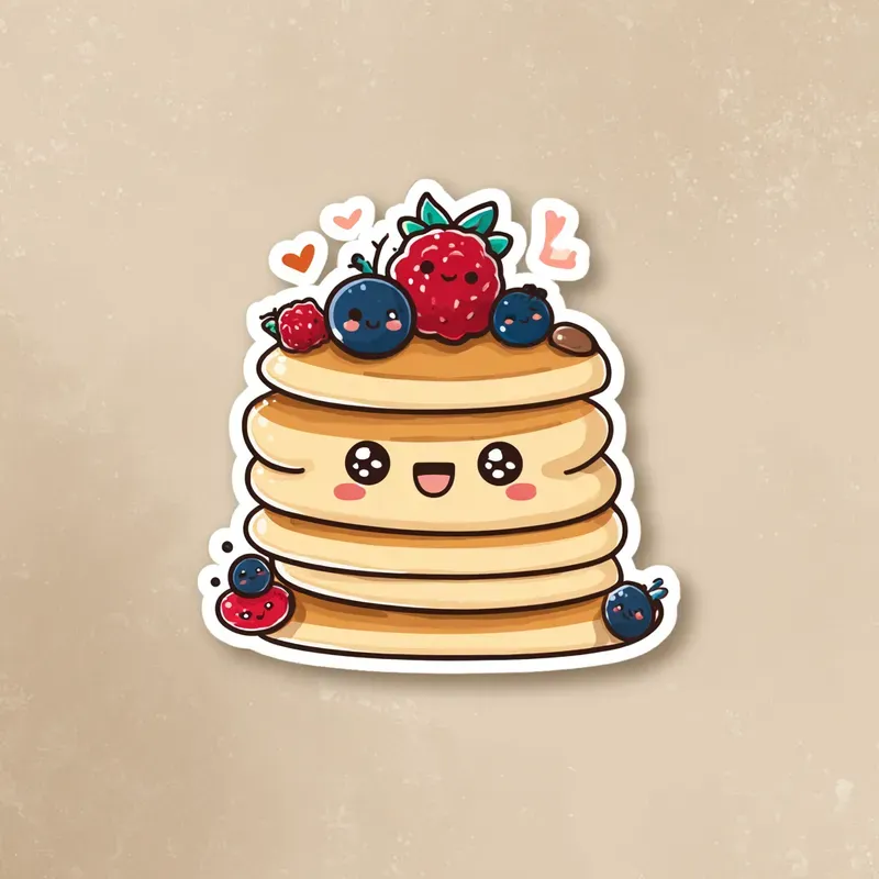 Whimsical Cute Illustrations With Face