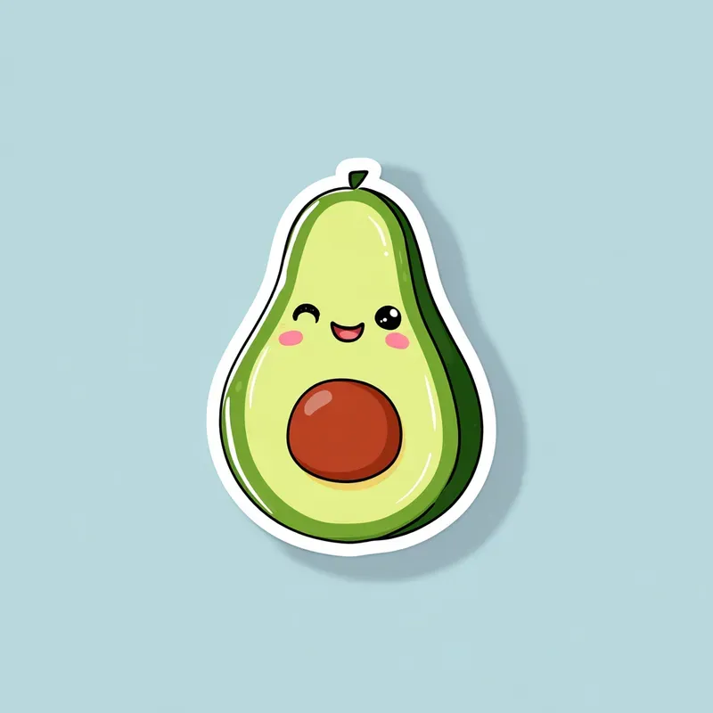 Whimsical Cute Illustrations With Face