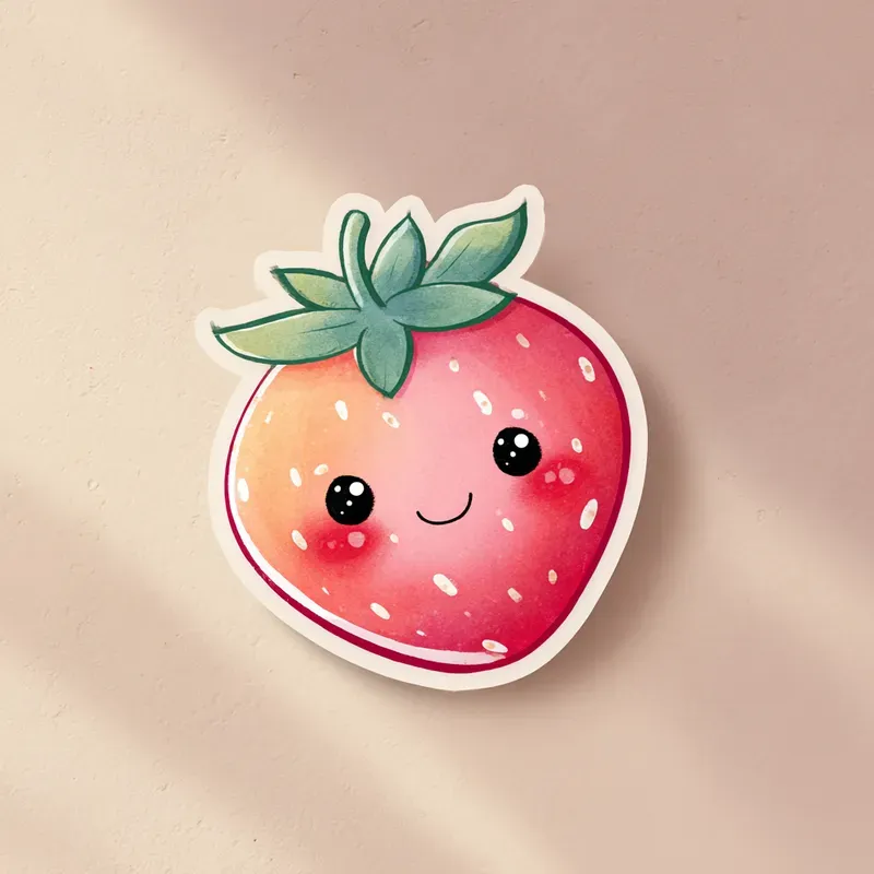 Whimsical Cute Illustrations With Face