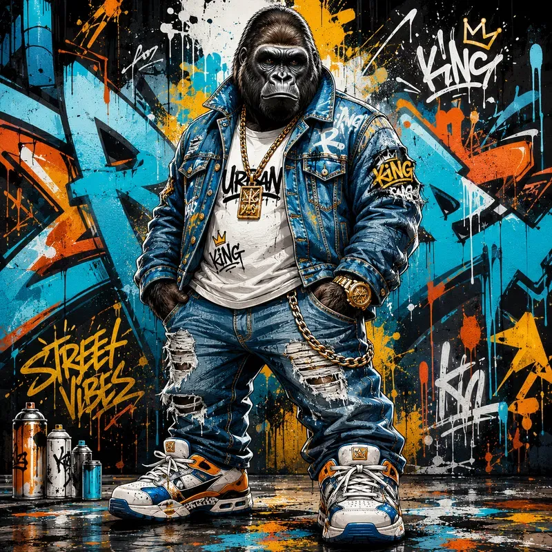 Urban Street Animal Art Kits