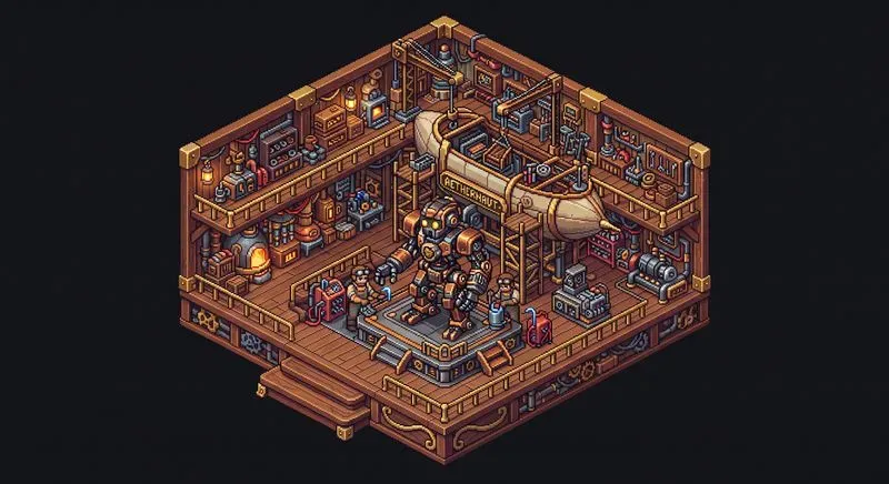 32bit Isometric Pixel Art Dioramas