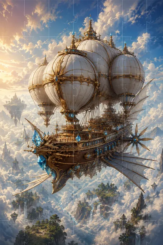 Sky Ships Fantasy Airships