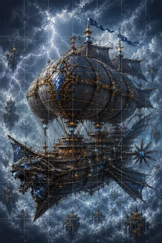 Sky Ships Fantasy Airships