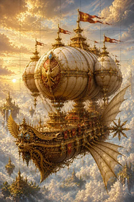 Sky Ships Fantasy Airships