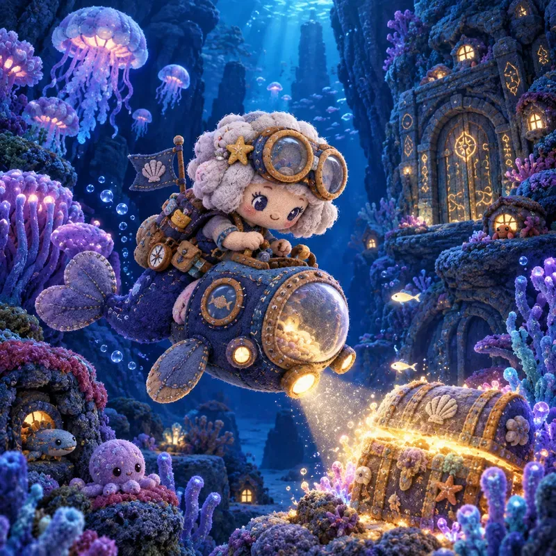 Mermaid Adventure Plush Toy Generator