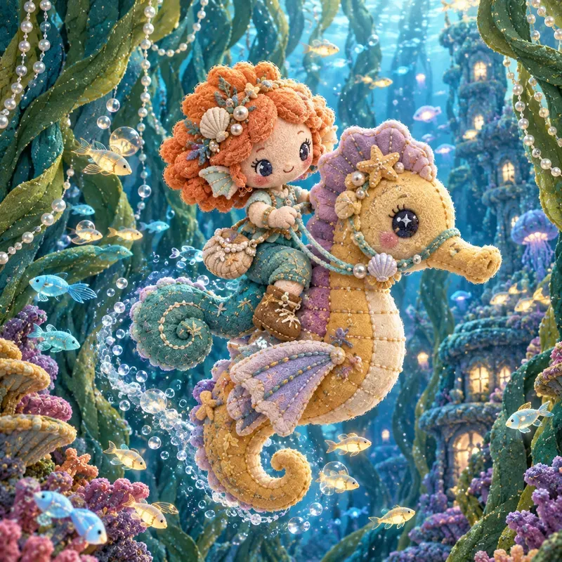 Mermaid Adventure Plush Toy Generator