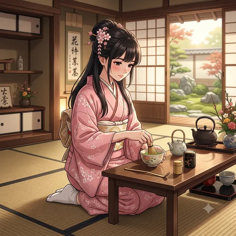 Japanese Kimono Anime Portraits