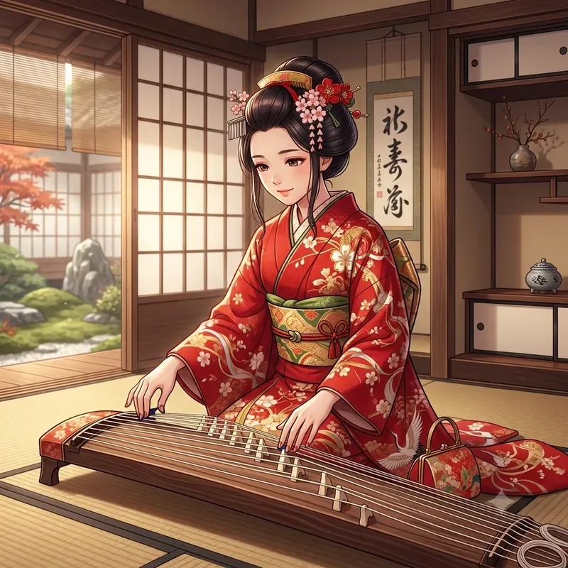 Japanese Kimono Anime Portraits