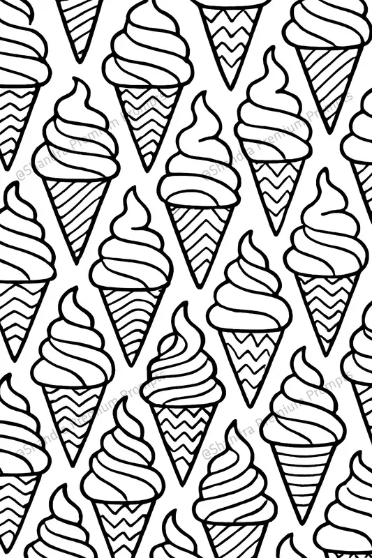 Doodle Art Satisfying Patterns Coloring
