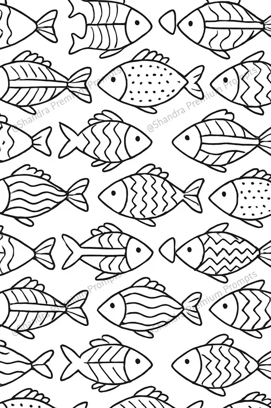 Doodle Art Satisfying Patterns Coloring