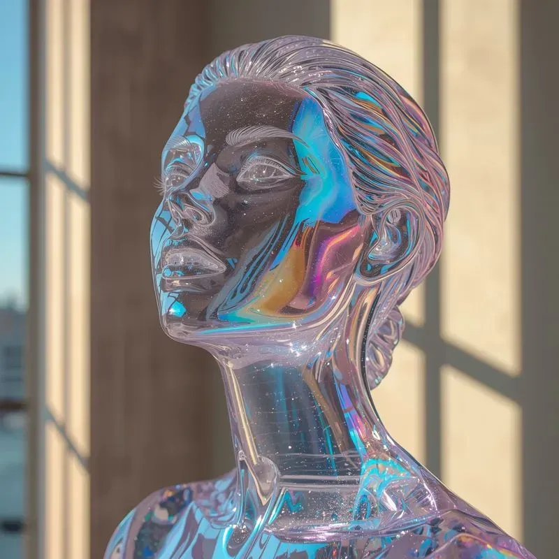 Crystal Aura Girls Busts Luxury Interiors