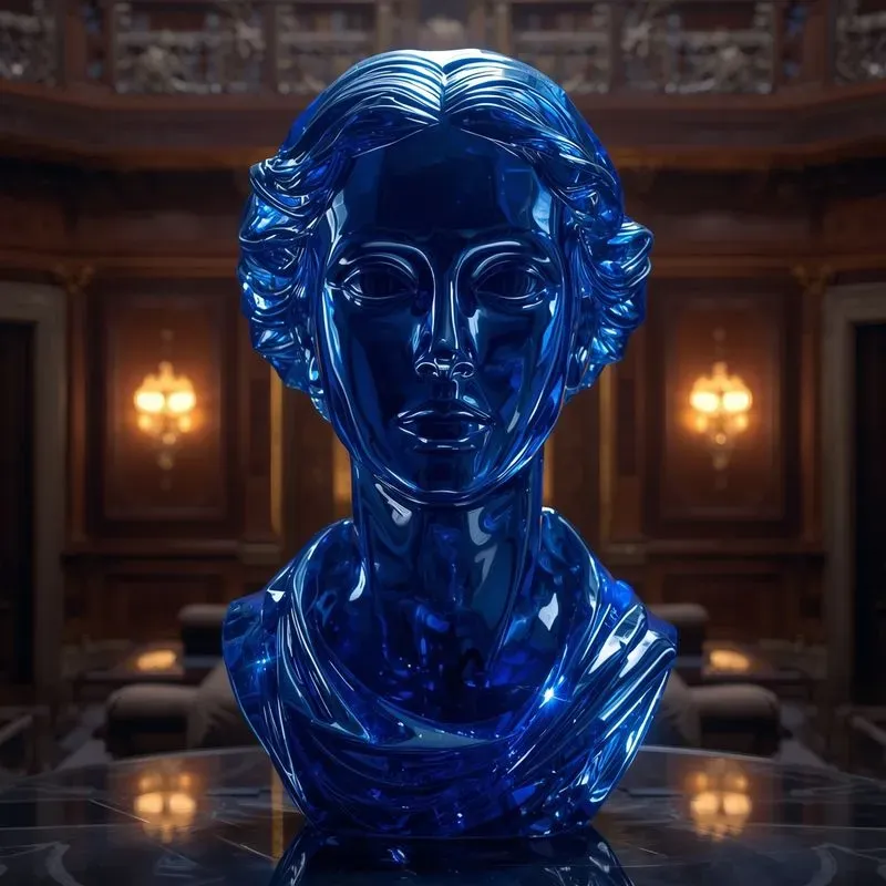 Crystal Aura Girls Busts Luxury Interiors