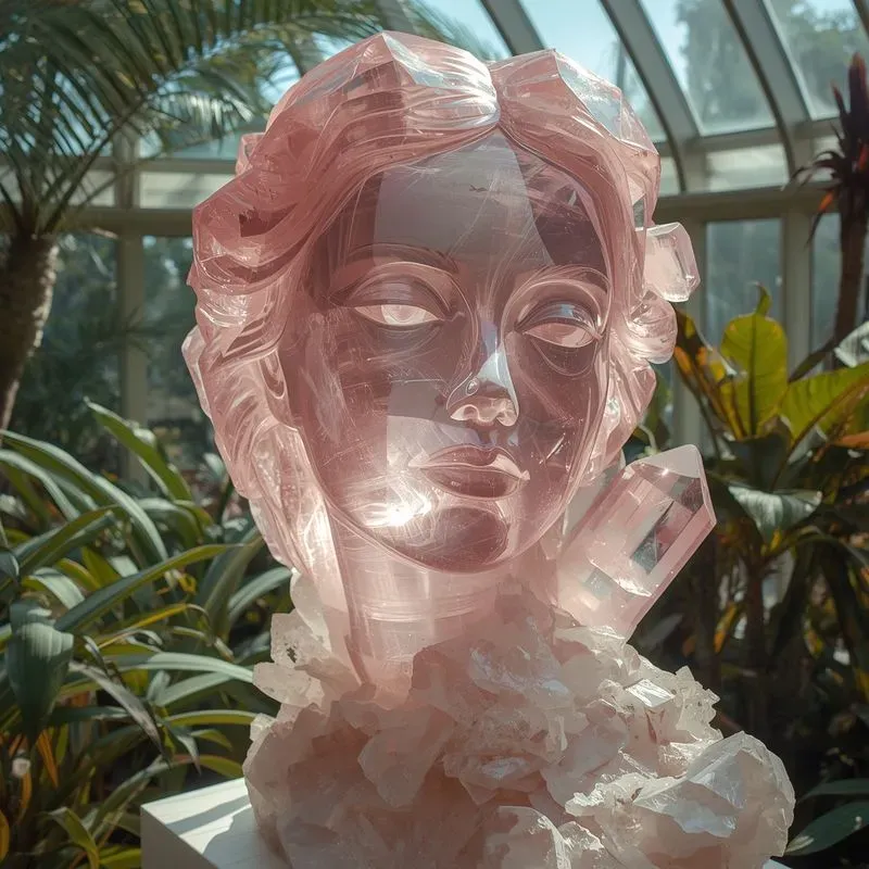 Crystal Aura Girls Busts Luxury Interiors