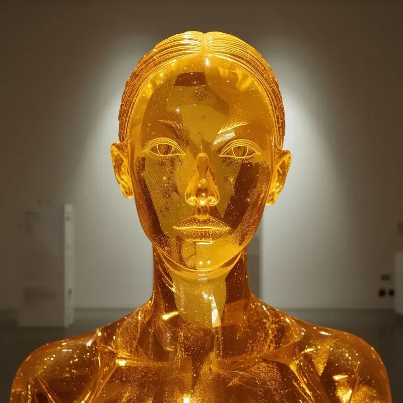 Crystal Aura Girls Busts Luxury Interiors