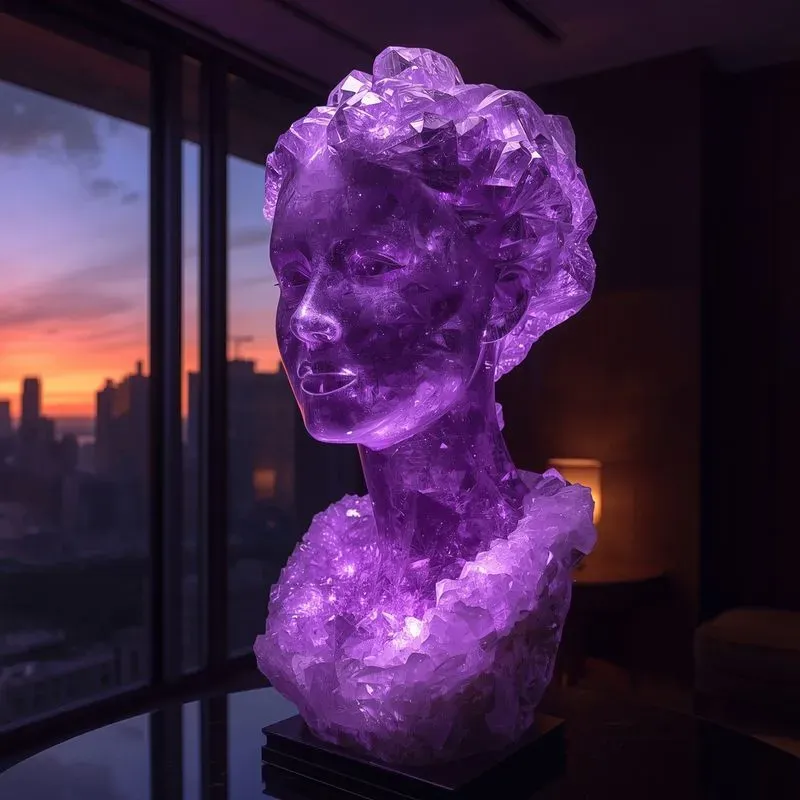 Crystal Aura Girls Busts Luxury Interiors