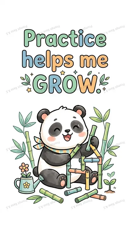 Kids Sel Affirmation Poster Generator