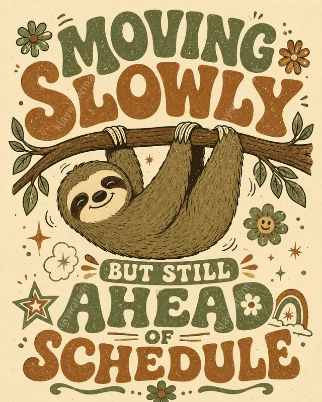 Retro Groovy Quote Posters