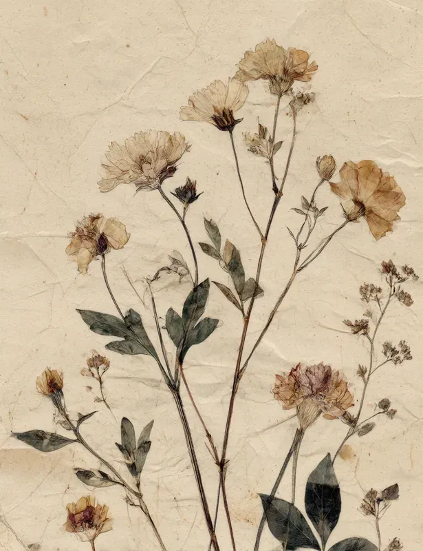 Moody Vintage Botanical Junk Journals