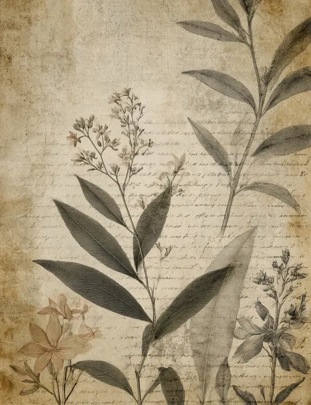 Moody Vintage Botanical Junk Journals