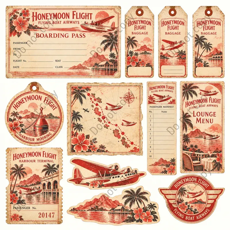 Seaplane Flying Boat Ephemera