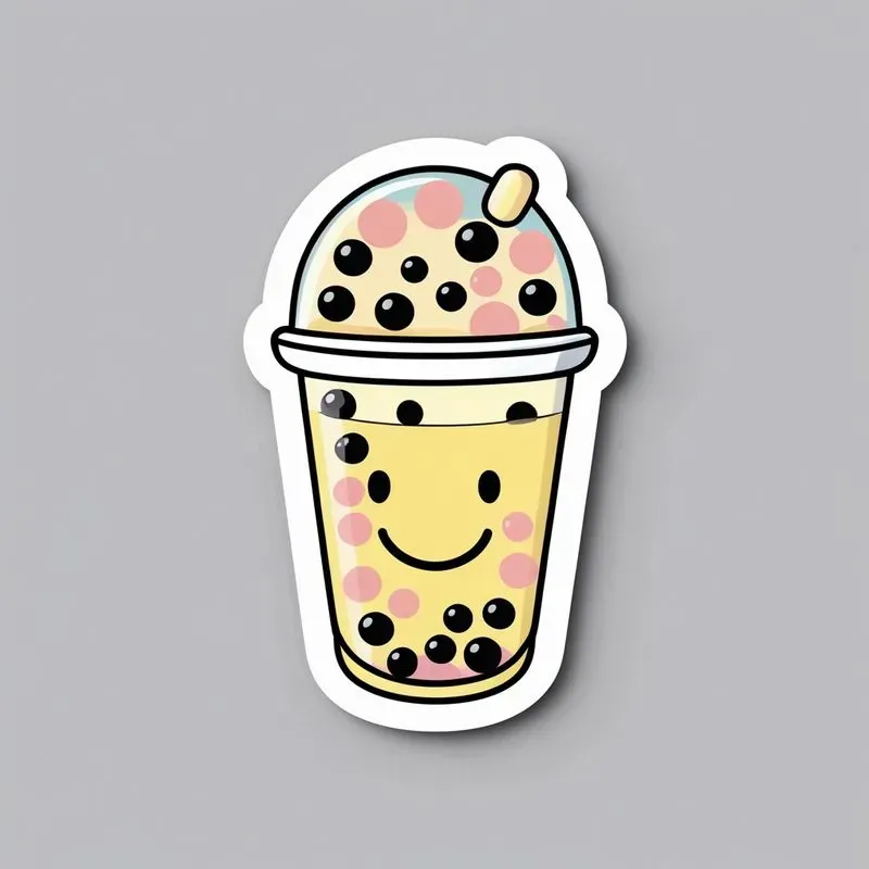 Kawaii Flat Vector Sticker Pack Creators