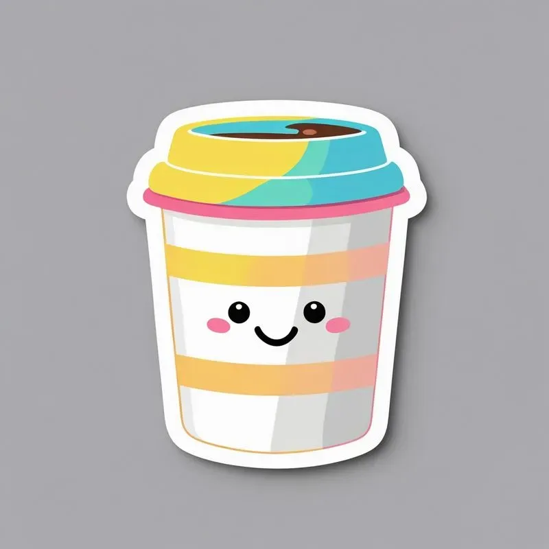 Kawaii Flat Vector Sticker Pack Creators